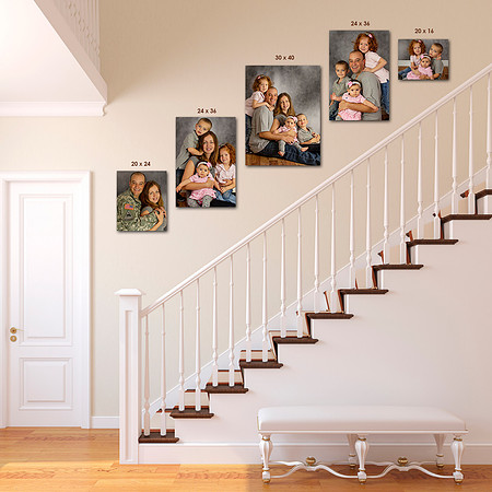 Stairway in the modern house.